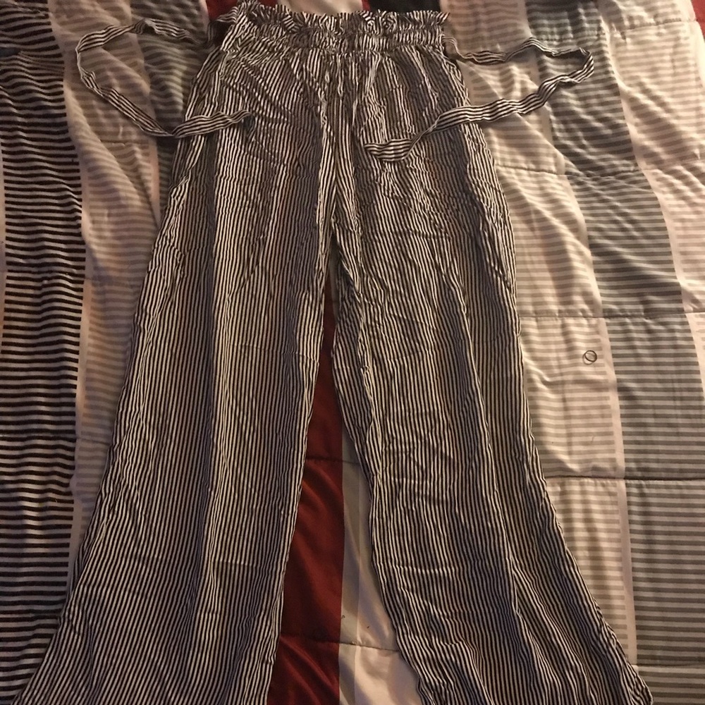 Striped Palazzo Pants